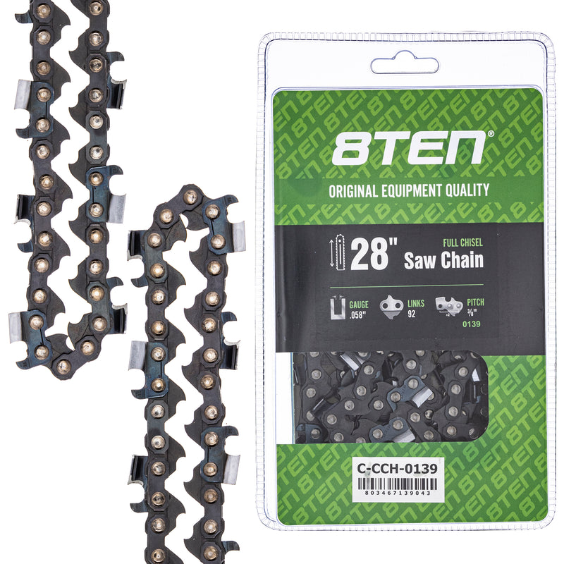 Chainsaw Chain 28 Inch .058 3/8 92DL for zOTHER 8TEN 810-CCC2351H