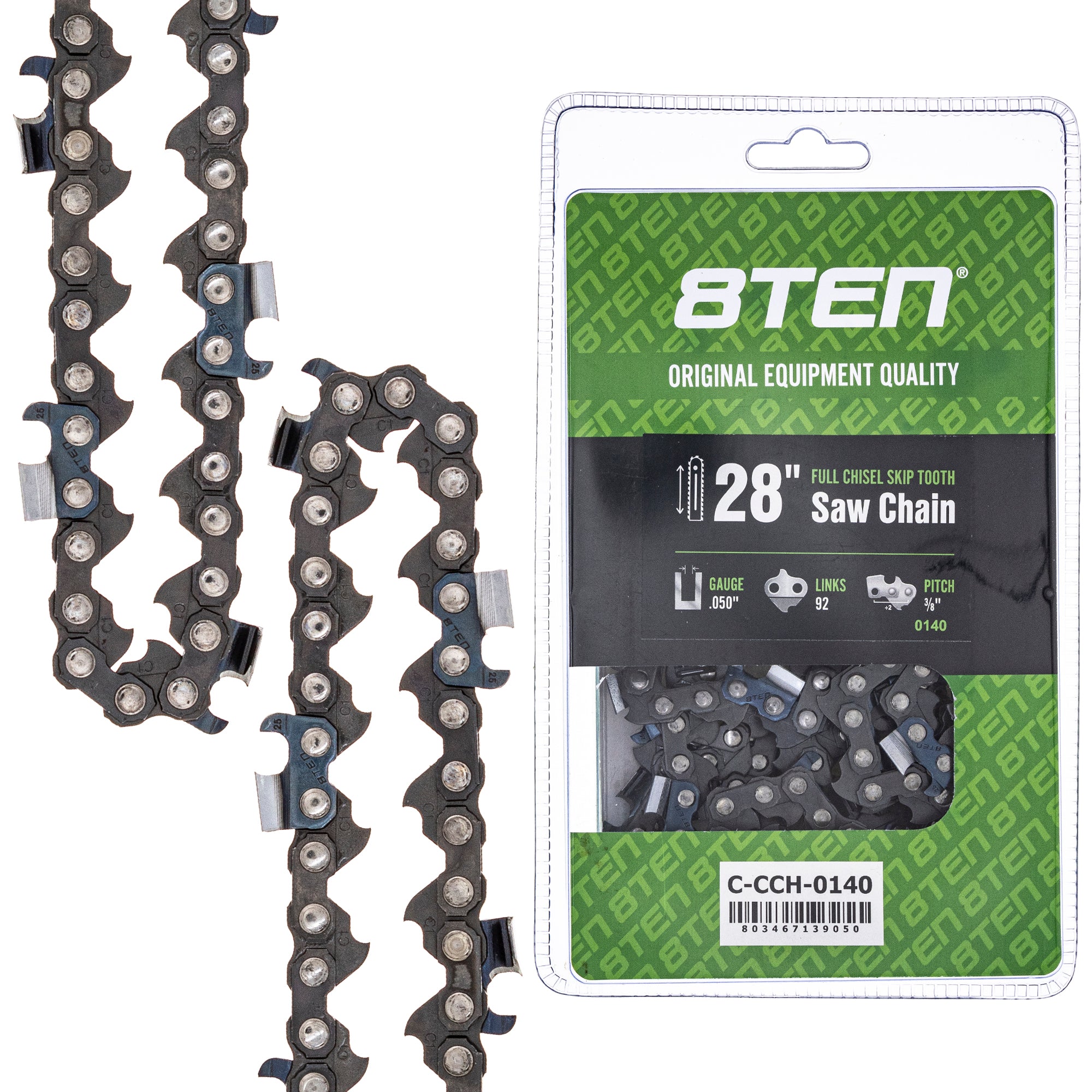 Chainsaw Chain 28 Inch .050 3/8 92DL for zOTHER 8TEN 810-CCC2362H