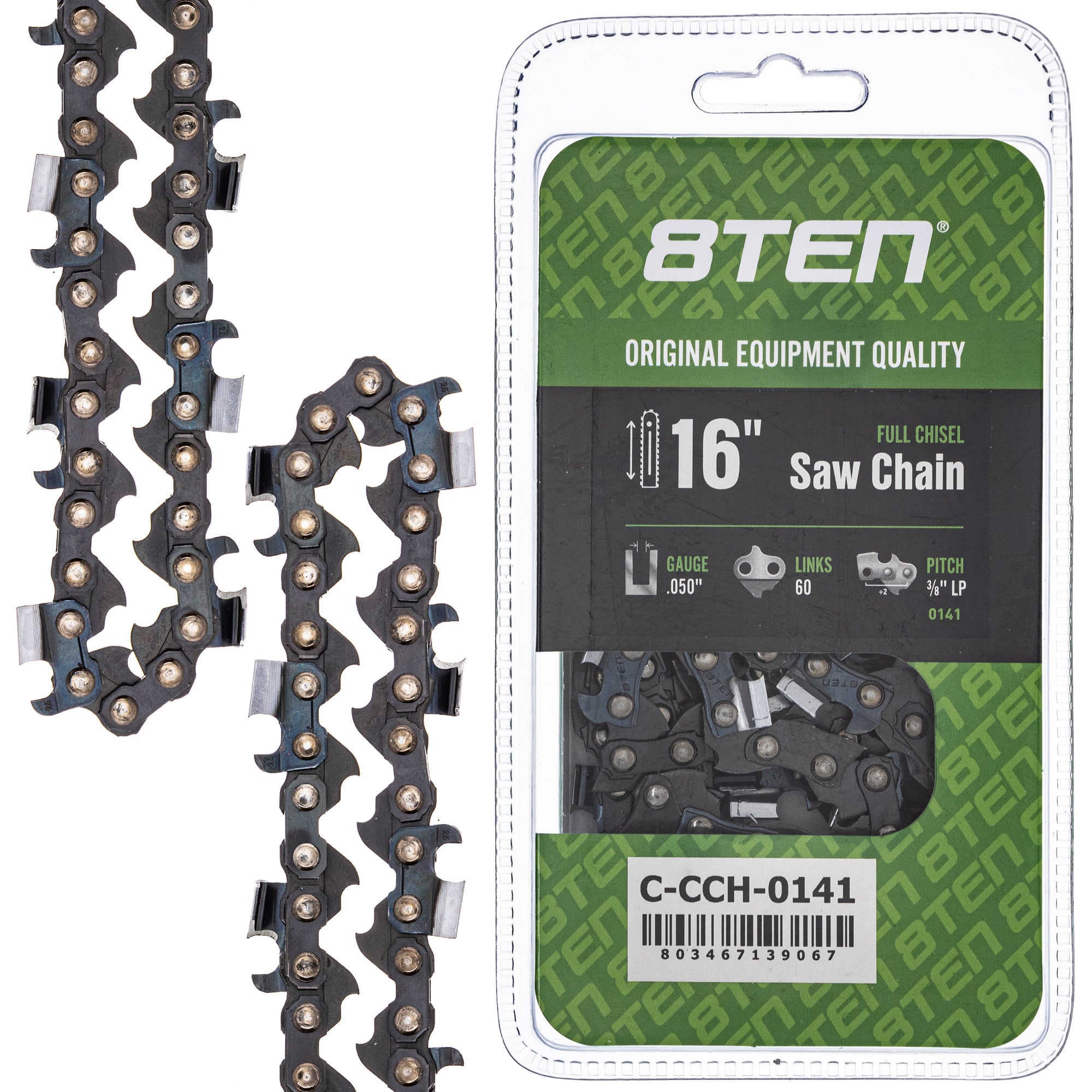 Chainsaw Chain 16 Inch .050 3/8 LP 60DL for zOTHER Lumberjack 54-5724 54-5722 54-5721 8TEN 810-CCC2363H