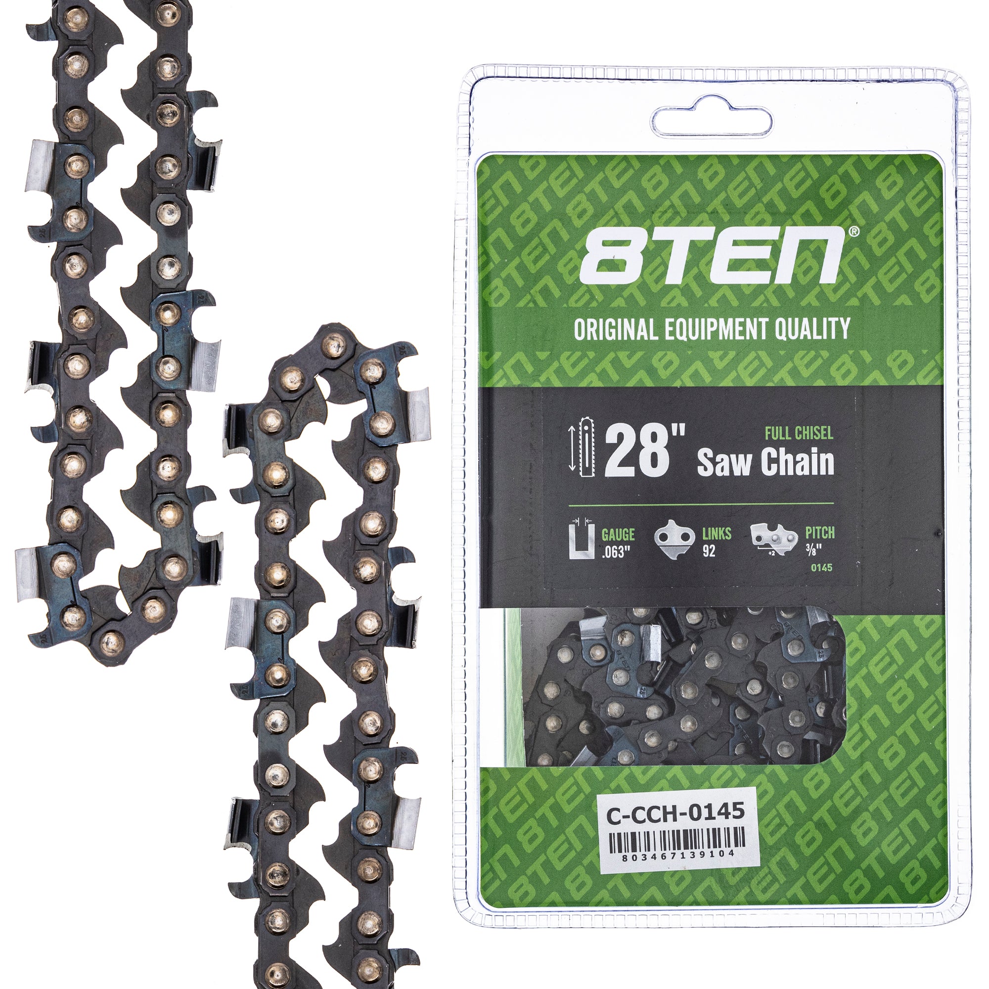 Chainsaw Chain 28 Inch .063 3/8 92DL for zOTHER MS 066 064 056 8TEN 810-CCC2367H