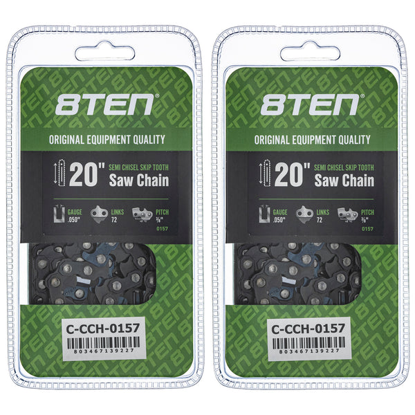 Chainsaw Chain 20 Inch .050 3/8 72DL For Stihl | 8TEN