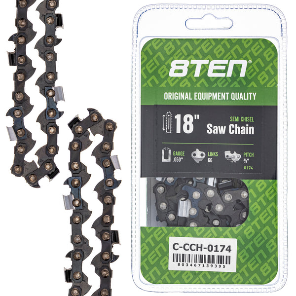Chainsaw Chain 18 Inch .050 3/8 66DL For Stihl | 8TEN