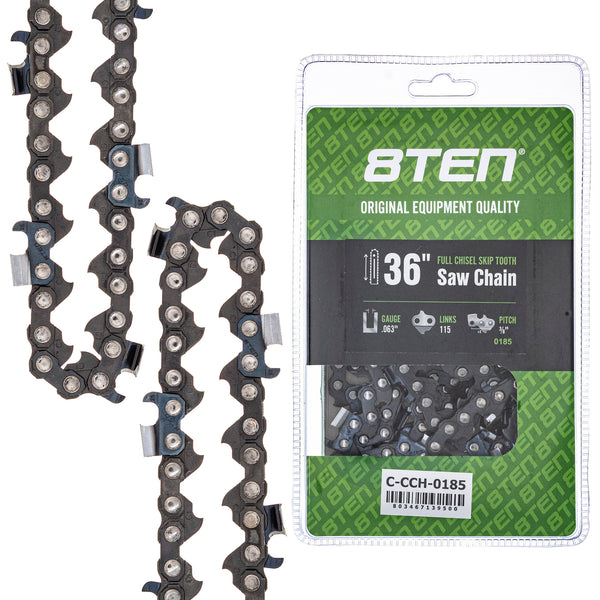 ちまき Chainsaw Chain 36 Inch .063 3/8 115DL For Dolmar | 8TEN