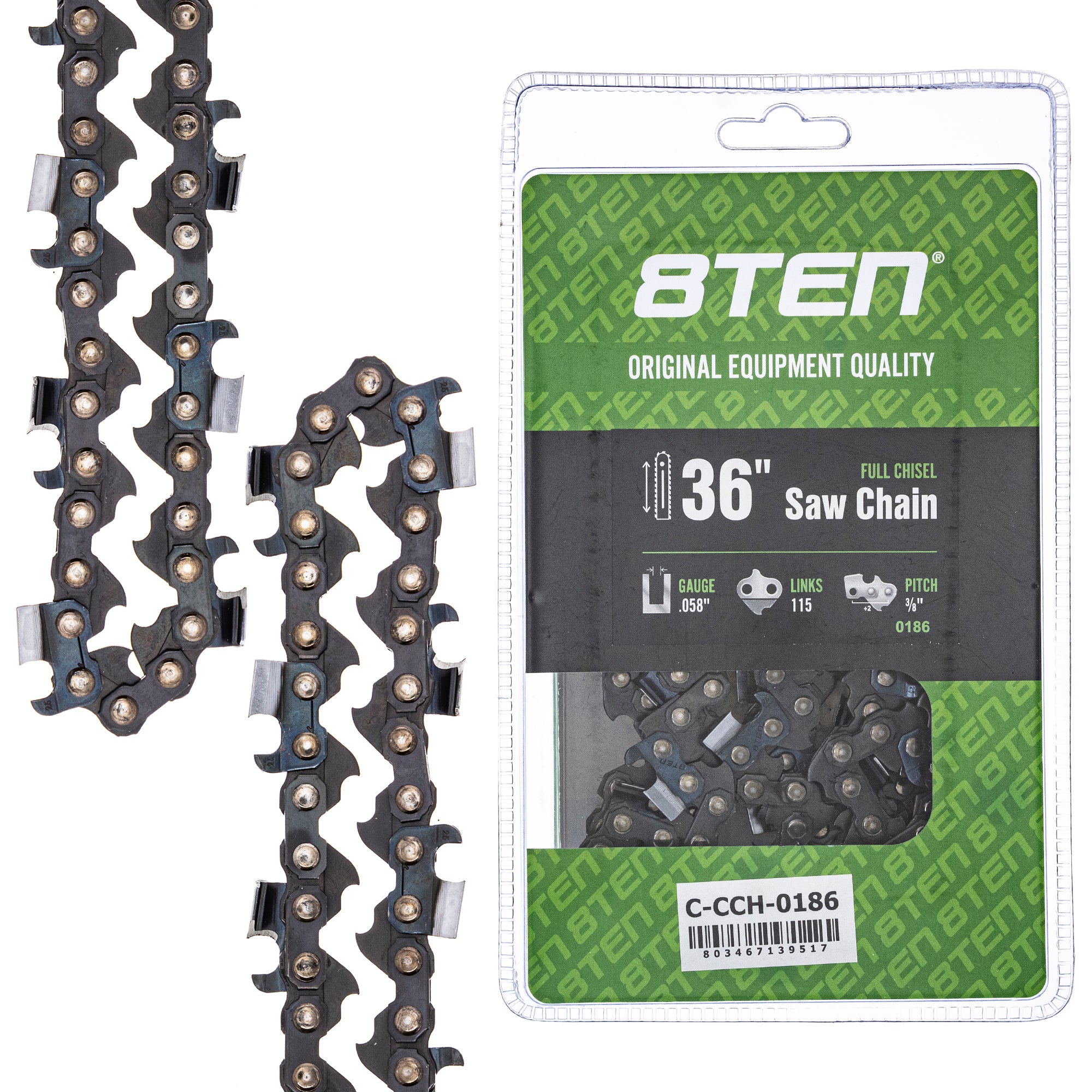 Chainsaw Chain 36 Inch .058 3/8 115DL for zOTHER 395 390XP/XPG/XPW 3120 8TEN 810-CCC2308H