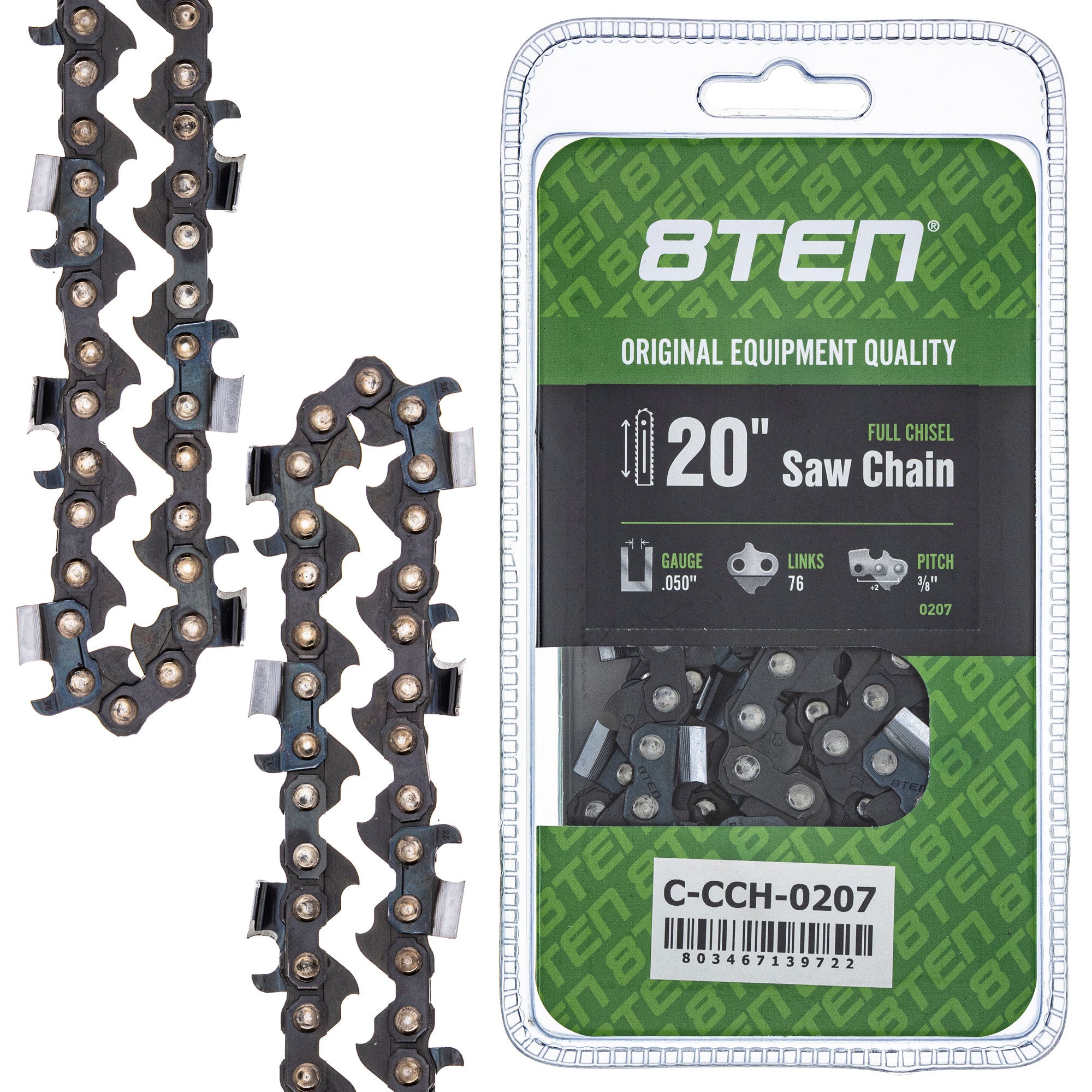 Chainsaw Chain 20 Inch .050 3/8 76DL for zOTHER Max 8TEN 810-CCC2429H