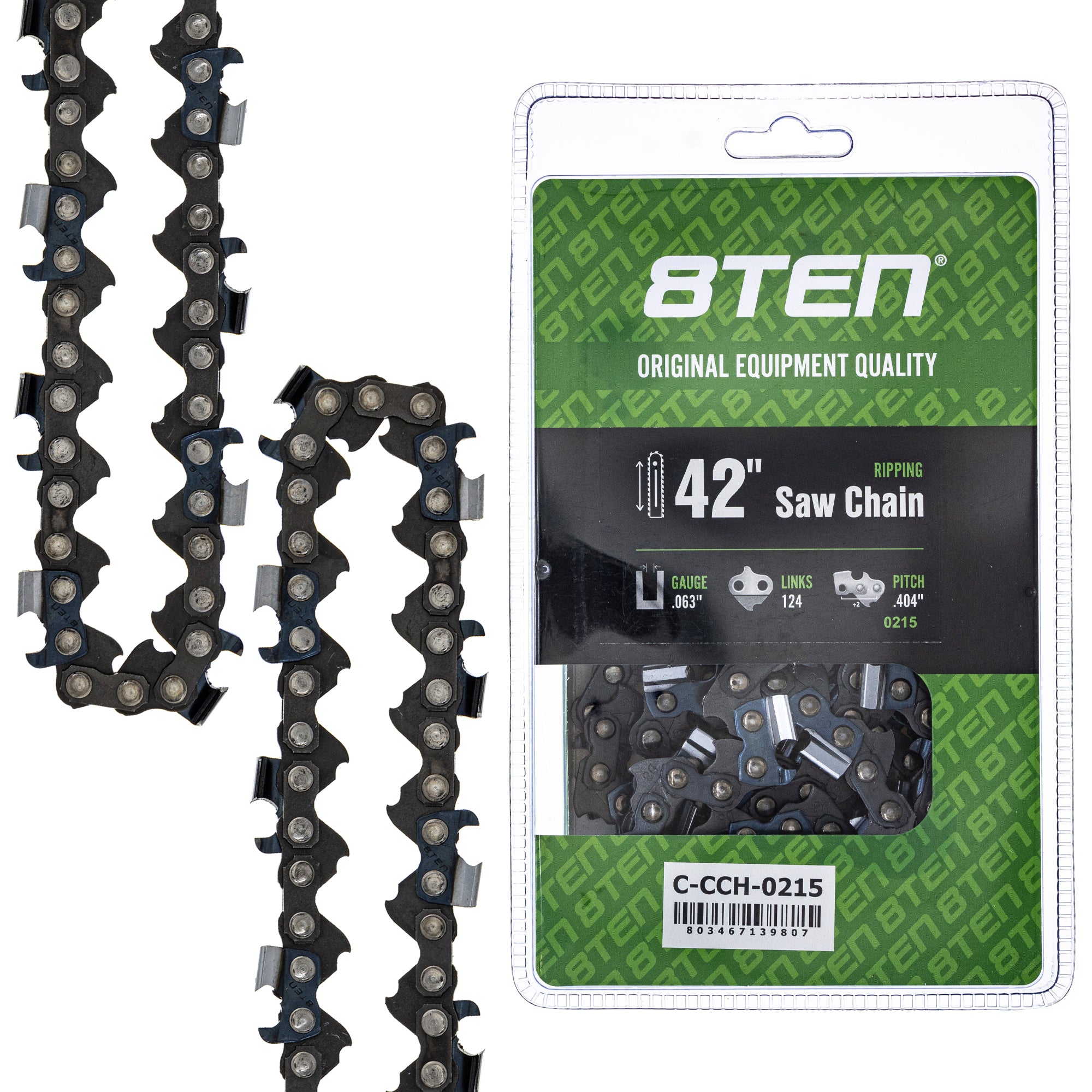 Chainsaw Chain 42 Inch .063 .404 124DL for zOTHER 8TEN 810-CCC2437H