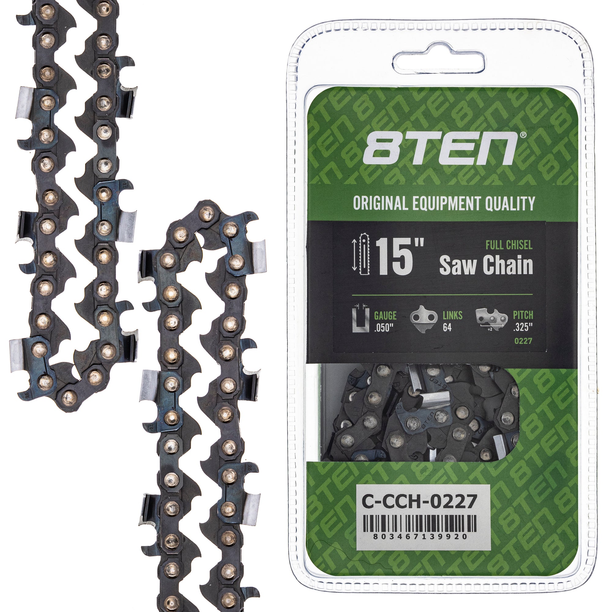 Chainsaw Chain 15 Inch .050 .325 64DL for zOTHER PS 8TEN 810-CCC2449H