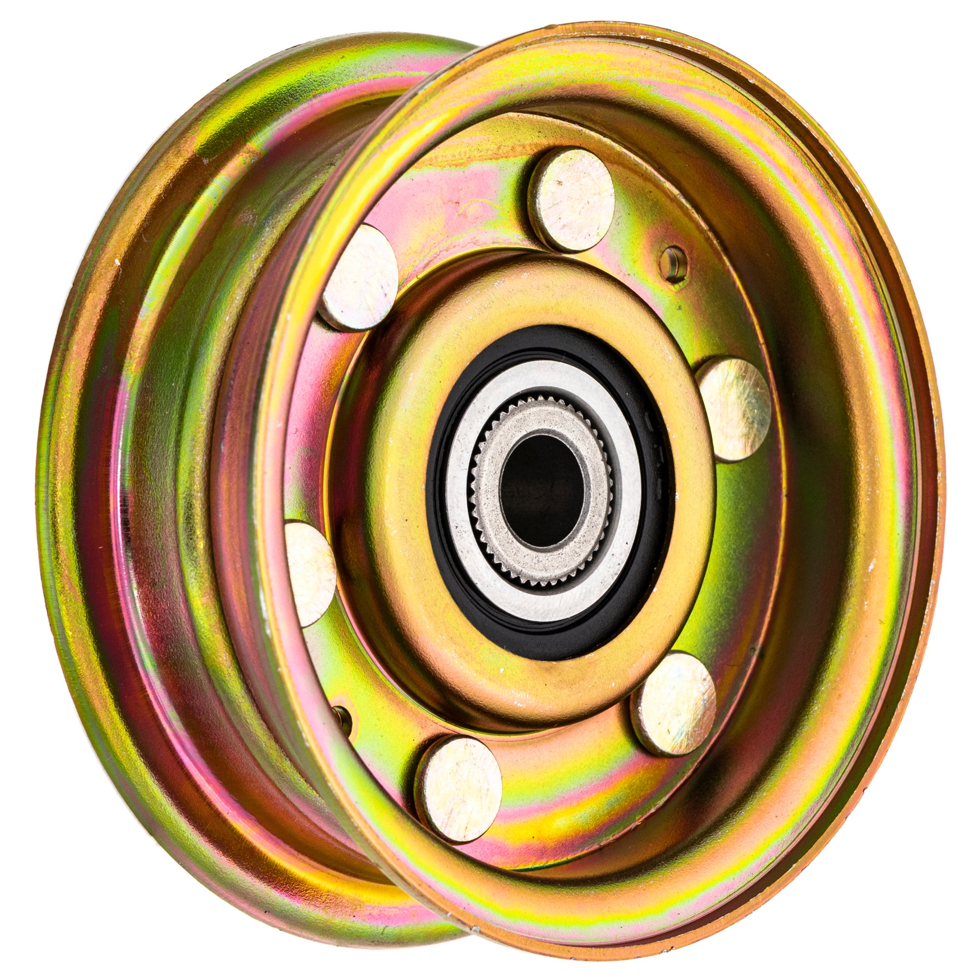 Flat Idler Pulley Set For Cub Cadet Columbia Craftsman 756-04224 756-0981 756-0981A 112-3687 | 2-PACK