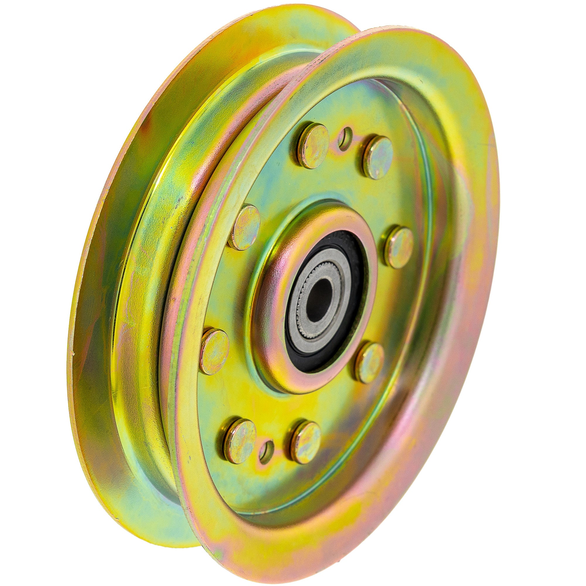 Flat Idler Pulley Set For Cub Cadet Columbia MTD Gold 956-04129 756-04129B 756-04129 753-08171 | 2-PACK