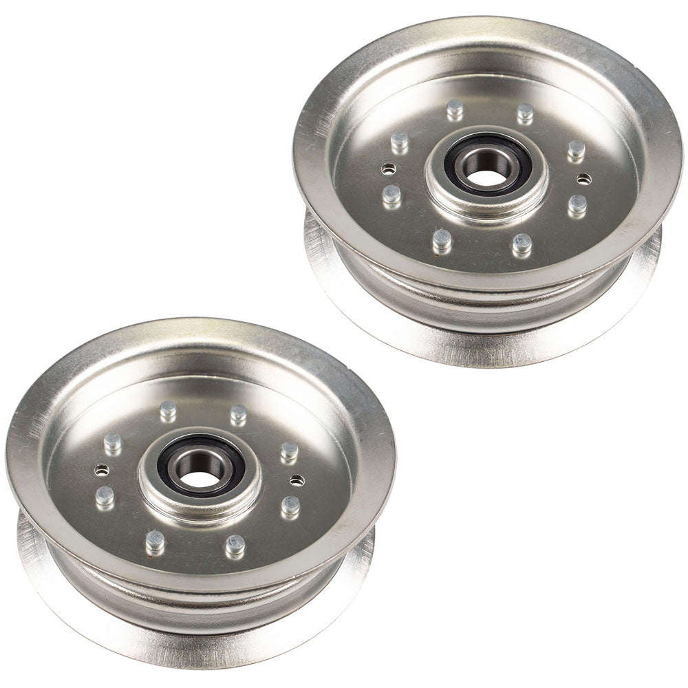 8TEN 810-CID2228L Flat Idler Pulley Set 2-Pack for Walbro Stens