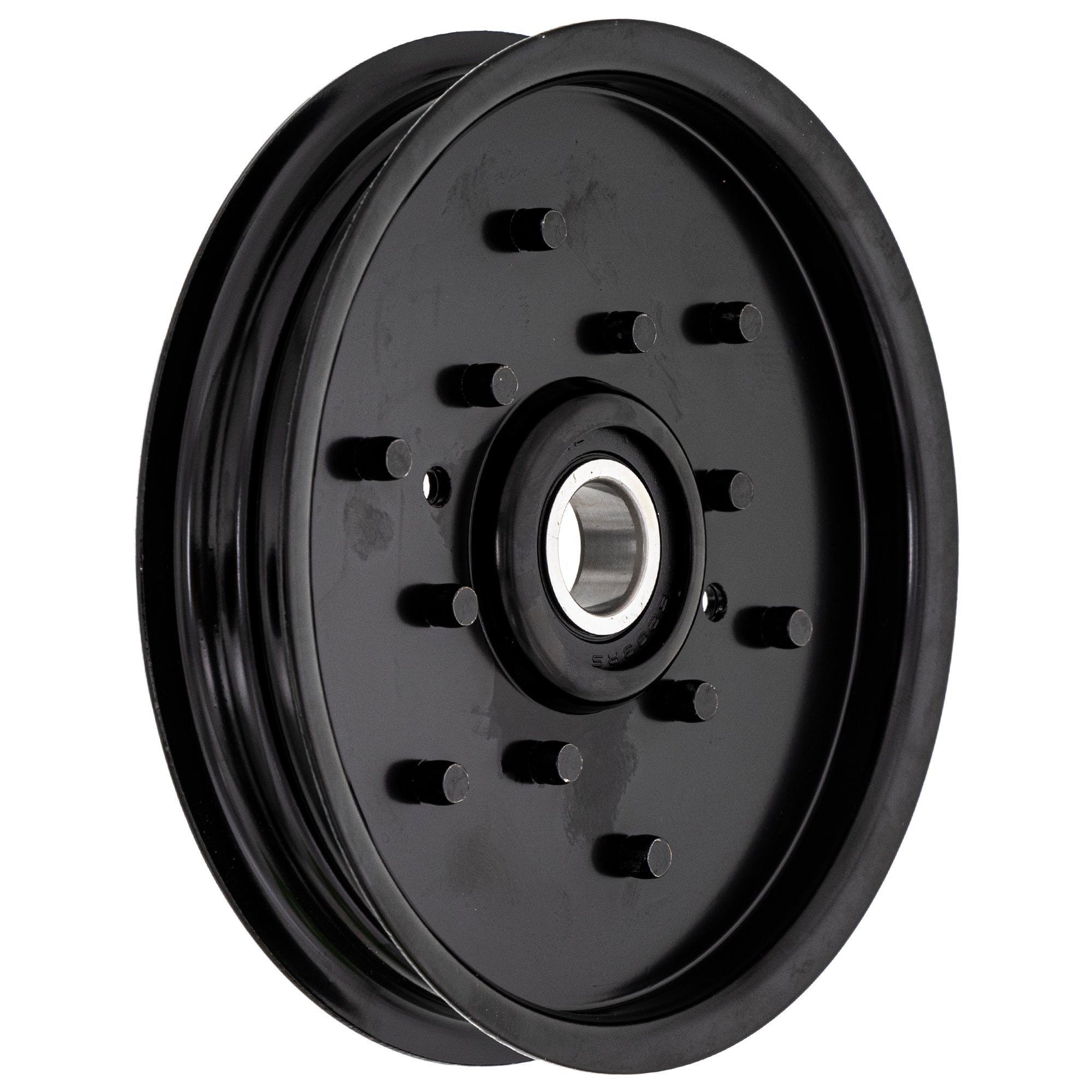 Flat Idler Pulley For John Deere LT133, LT155, LT160, LT166 – Aluminum, Replaces AM106627 & AM121602