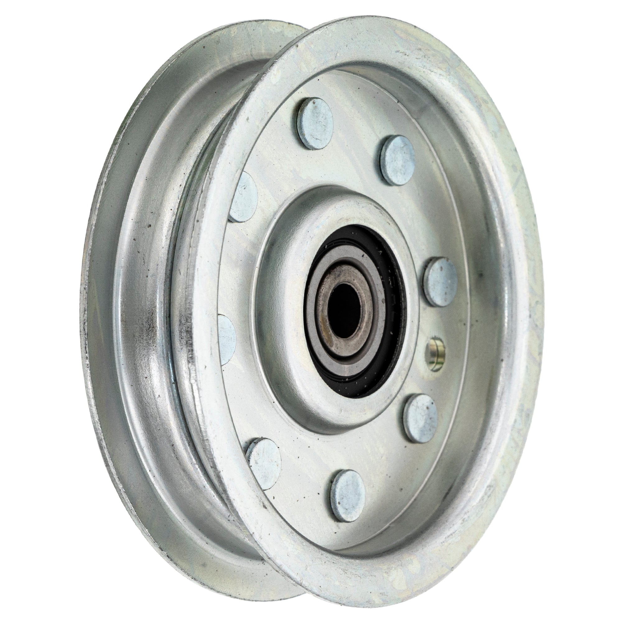 Flat Idler Pulley Set For Cub Cadet Huskee Columbia 756-0627 756-0627D 956-0627 956-0365 756-0627B | 2-PACK
