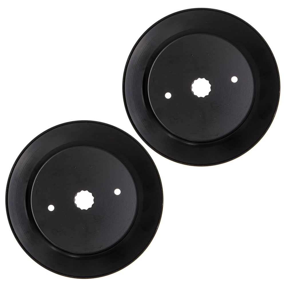 8TEN 810-CPL2223Y Deck Spindle Pulley Set 2-Pack for Stens Oregon