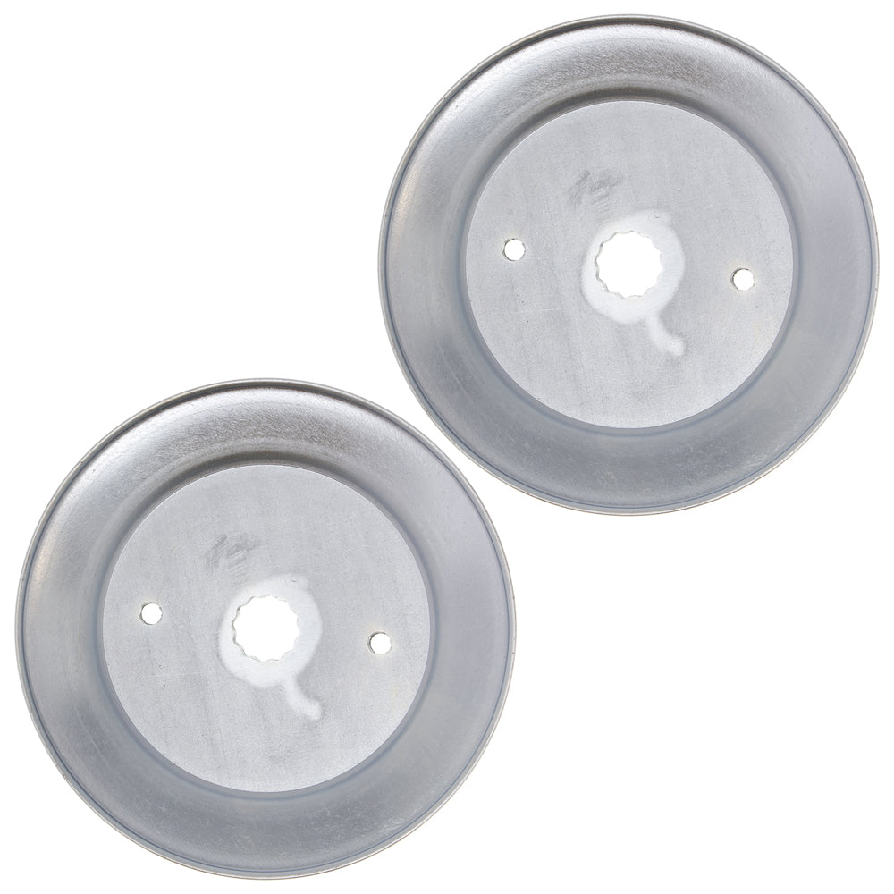 8TEN 810-CPL2224Y Deck Spindle Pulley Set 2-Pack for zOTHER Stens