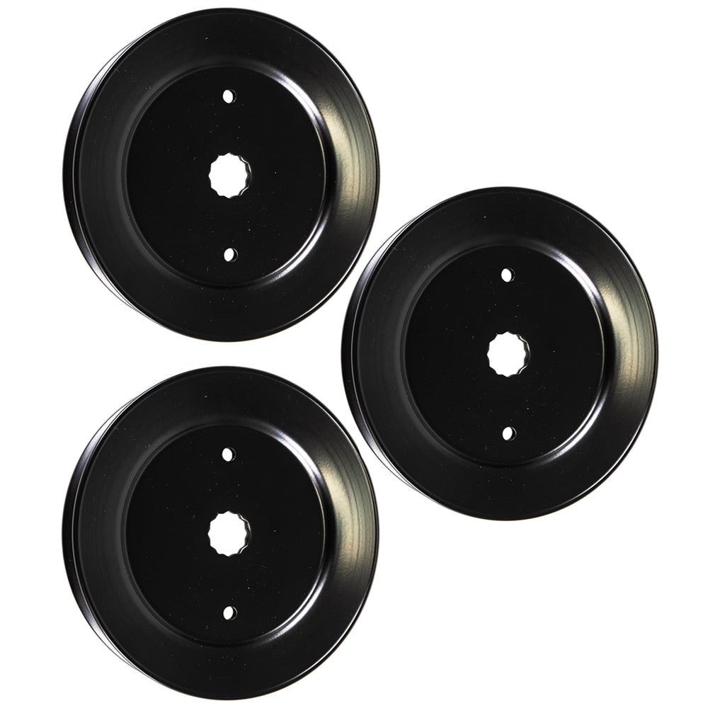 8TEN 810-CPL2226Y Deck Spindle Pulley Set 3-Pack for zOTHER Stens