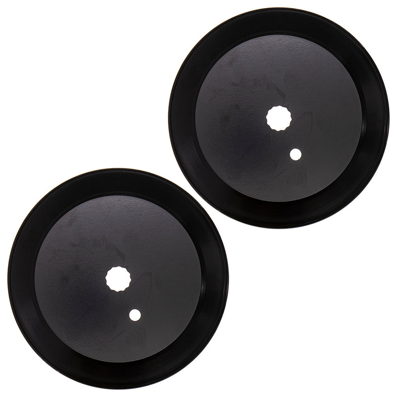 8TEN 810-CPL2243Y Spindle Pulley Set 2-Pack for MTD Cub Cadet