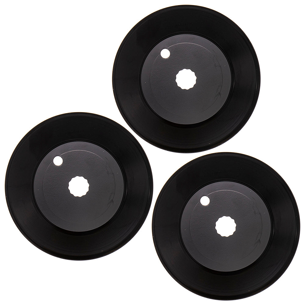 8TEN 810-CPL2246Y Spindle Pulley Set 3-Pack for MTD Cub Cadet