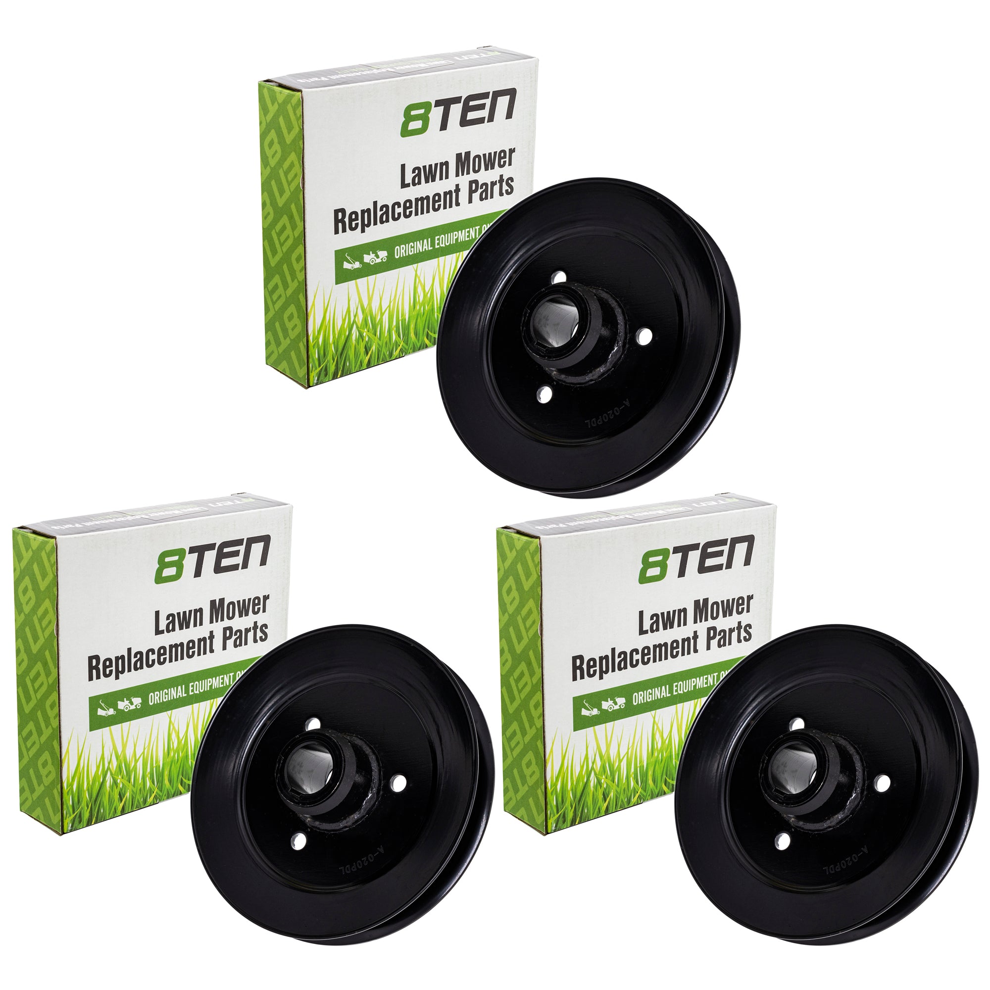 Mower Deck Pulley Set 3-Pack for Toro Exmark Turf Metro Lazer 8TEN 810-CPL2257Y