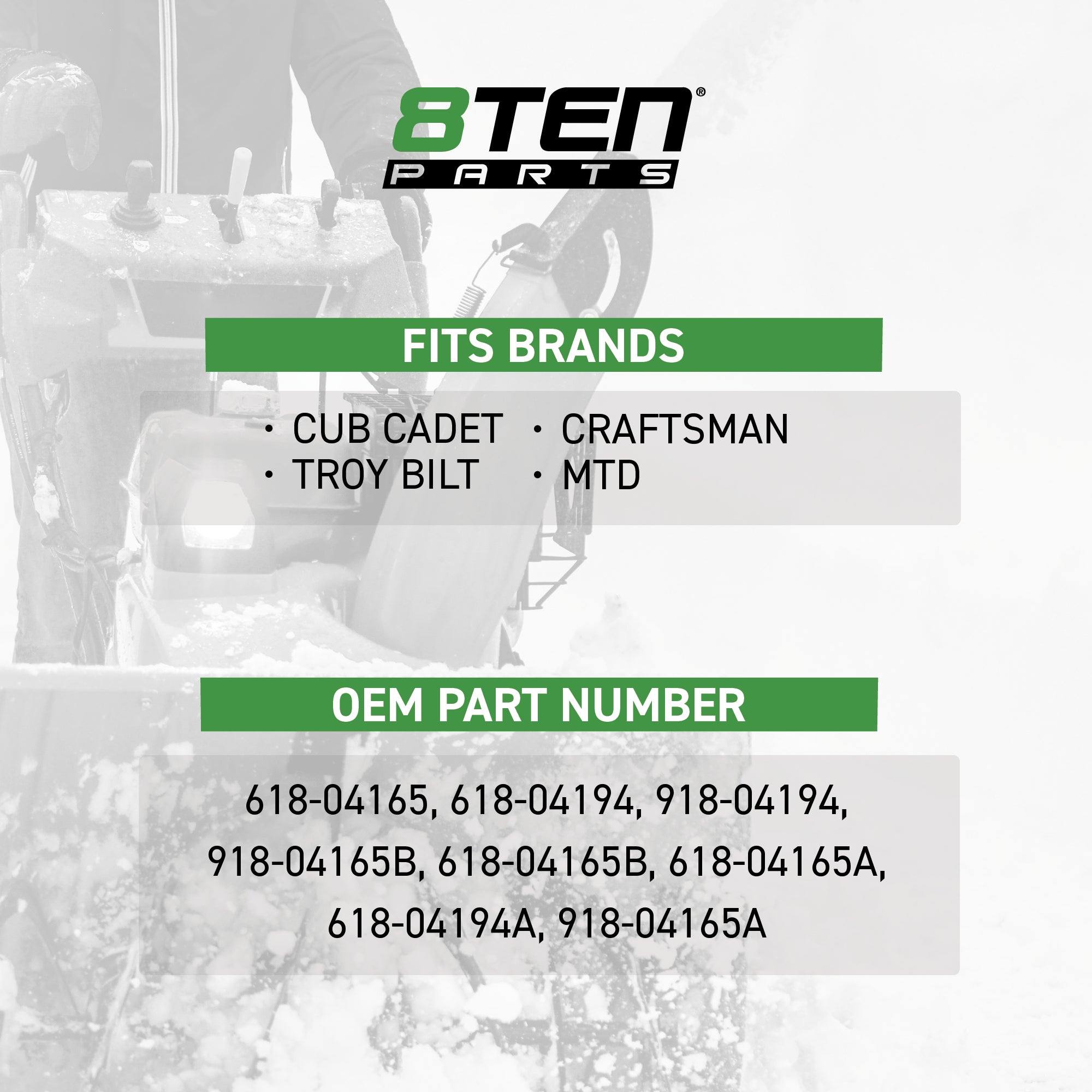 8TEN 810-CSB2225G Auger