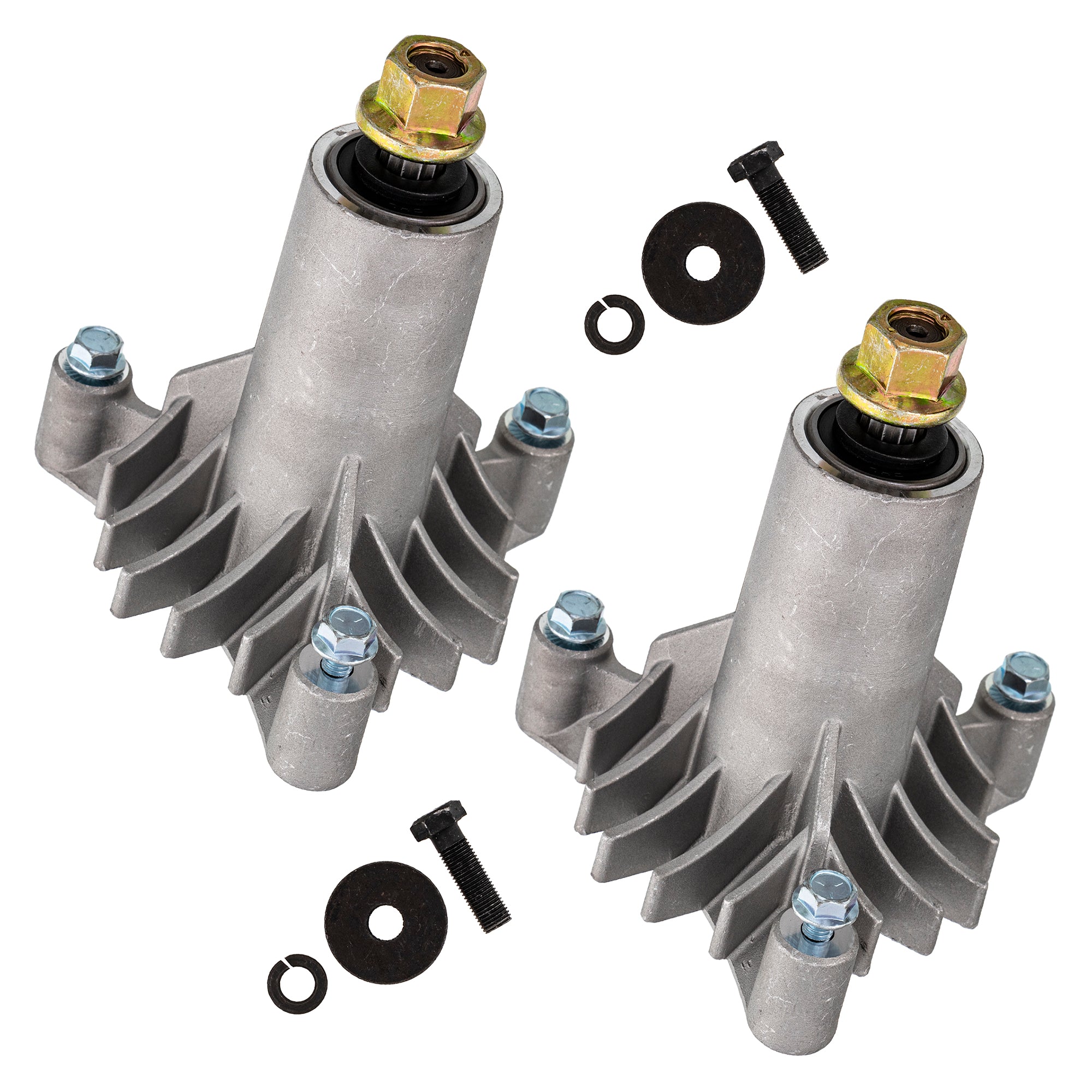 Deck Spindle Set 2-Pack for Stens Oregon MTD Cub Cadet Troy-Bilt Husqvarna Poulan 8TEN 810-CSP2225N
