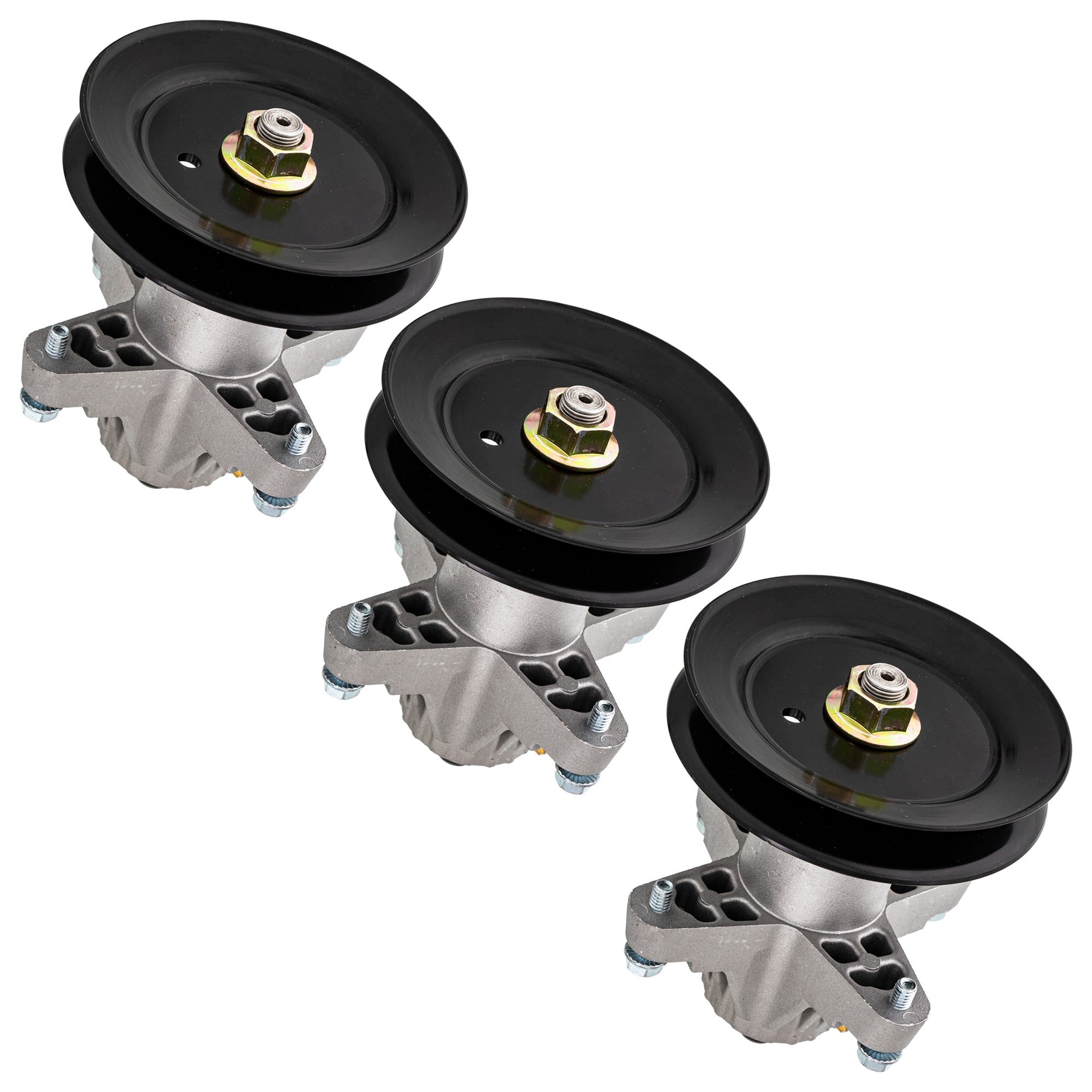 Deck Spindle Set 3-Pack for Stens MTD Cub Cadet Troy-Bilt ZT-L54 Z6600 Mustang Cadet 8TEN 810-CSP2281N