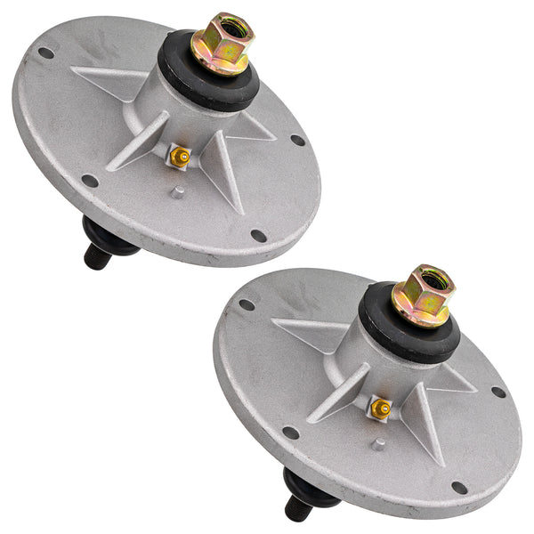 Deck Spindle Set For Poulan 92574 492574 492574MA 20551 90905 24385 24384 |  2-PACK