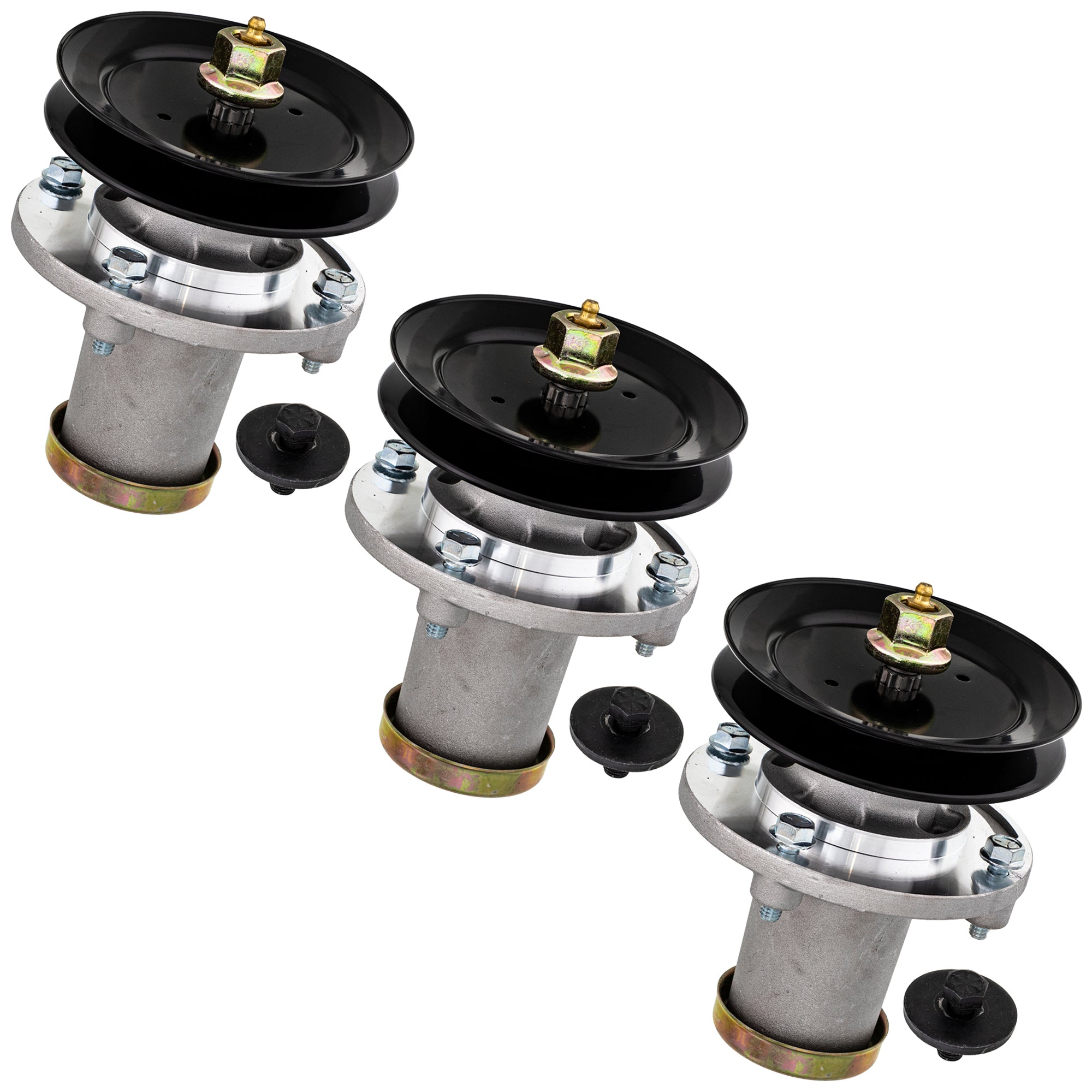 Deck Spindle Set 3-Pack for Stens Husqvarna Poulan Craftsman AYP RedMax Z254i Z248F Z242F 8TEN 810-CSP2214N