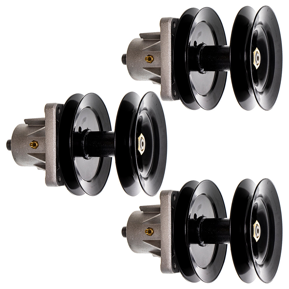 8TEN 810-CSP2331N Spindle Double Pulley 3-Pack for Stens Rotary