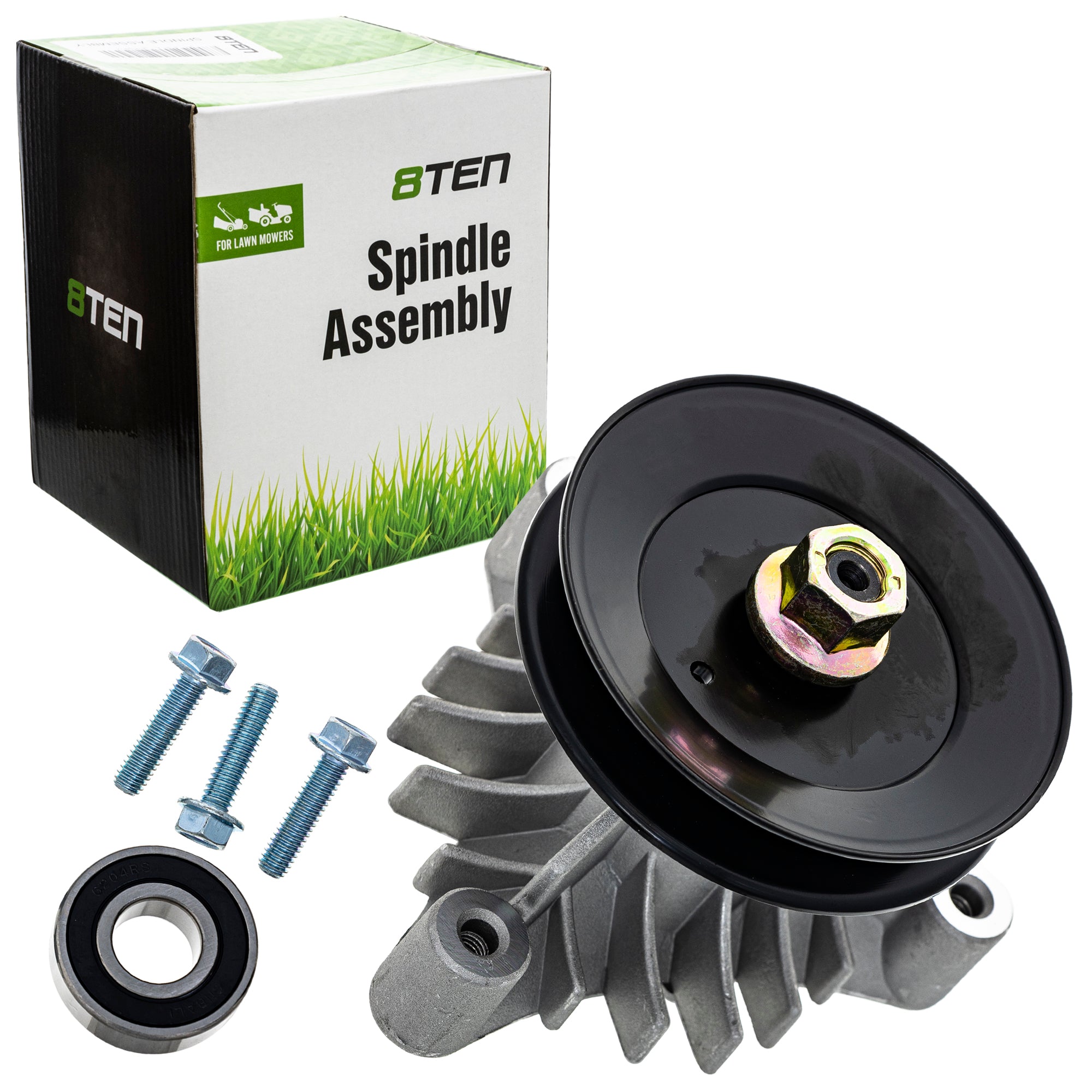 8TEN Deckspindel Für Rasenmäher – Ersatzteil Für AYP, Poulan, Husqvarna & Mehr (kompatibel Mit 53212704, 53212705)